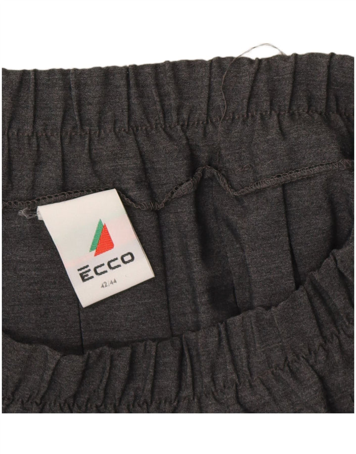 Falda Plisada Cuchillo Mujer Ecco EU 42 Grande W32 Viscosa Gris