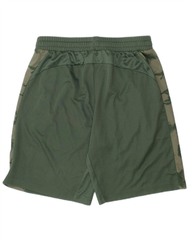 ADIDAS Pantalón corto deportivo Aeroready para niño 11-12 años Verde camuflaje Poliéster