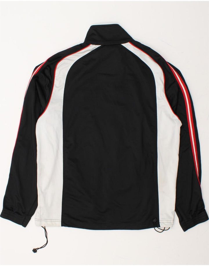 DIADORA Mens Tracksuit Top Jacket Medium Black Colourblock Polyester Vintage Diadora and Second-Hand Diadora from Messina Hembry 