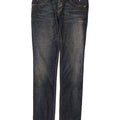 Iceberg Vaqueros Slim Mujer W31 L34 Azul Marino Algodón