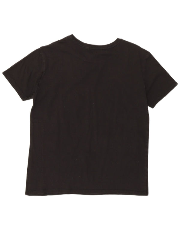 Guess Camiseta con gráfico extragrande para mujer UK 6 XS Negro