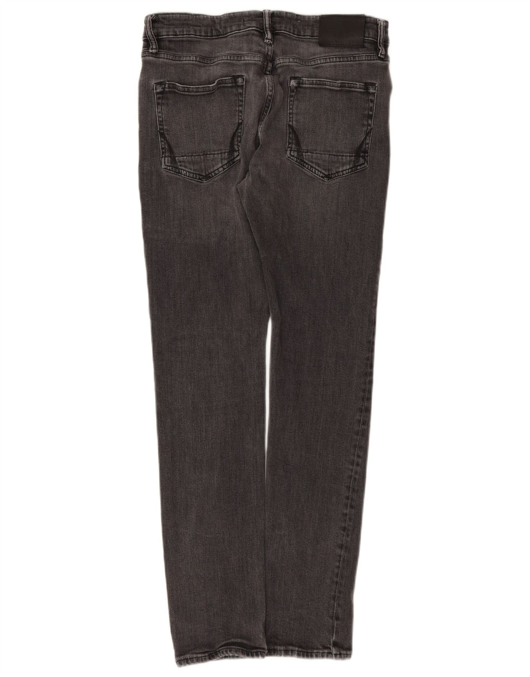 ALL SAINTS Vaqueros ajustados Rex para hombre W32 L30 Algodón gris