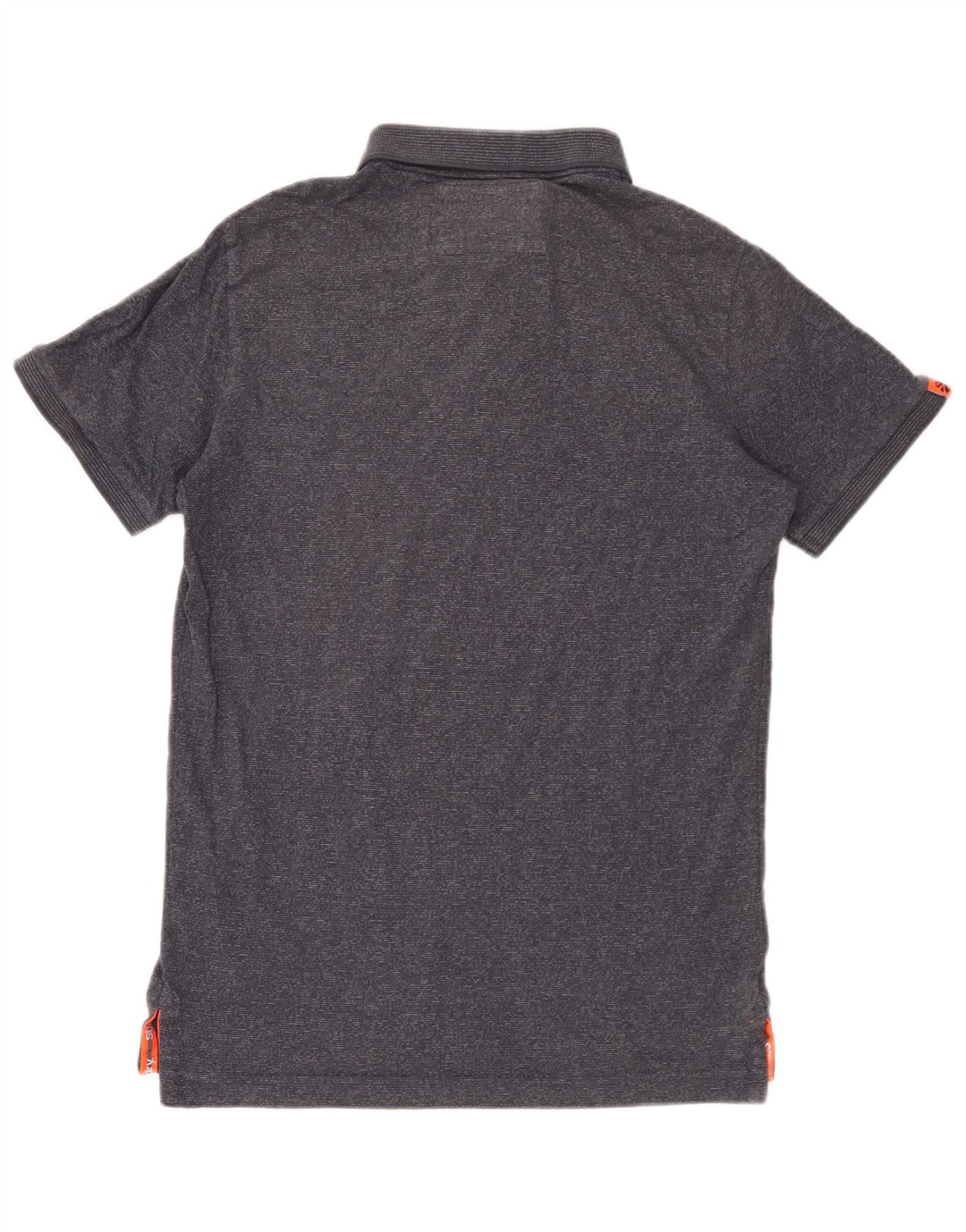 Superdry Polo para hombre con flecos en azul marino mediano