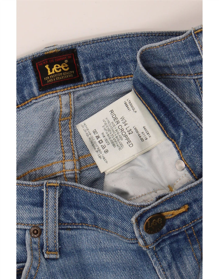 LEE Womens Rider Slim Jeans W34 L28 Blue Cotton Vintage Lee and Second-Hand Lee from Messina Hembry 
