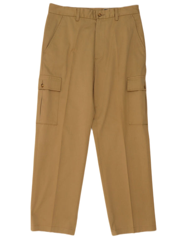 Pantalón cargo recto para hombre Carrera IT 50 W32 L31 Algodón beige