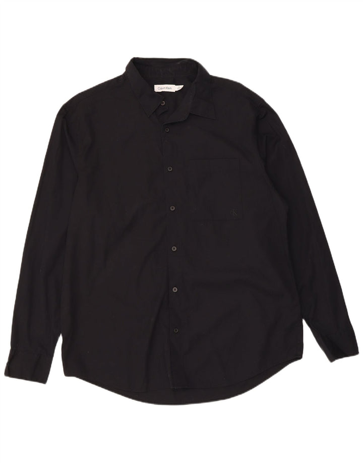 Camisa CALVIN KLEIN Hombre Mediana Negro Algodón