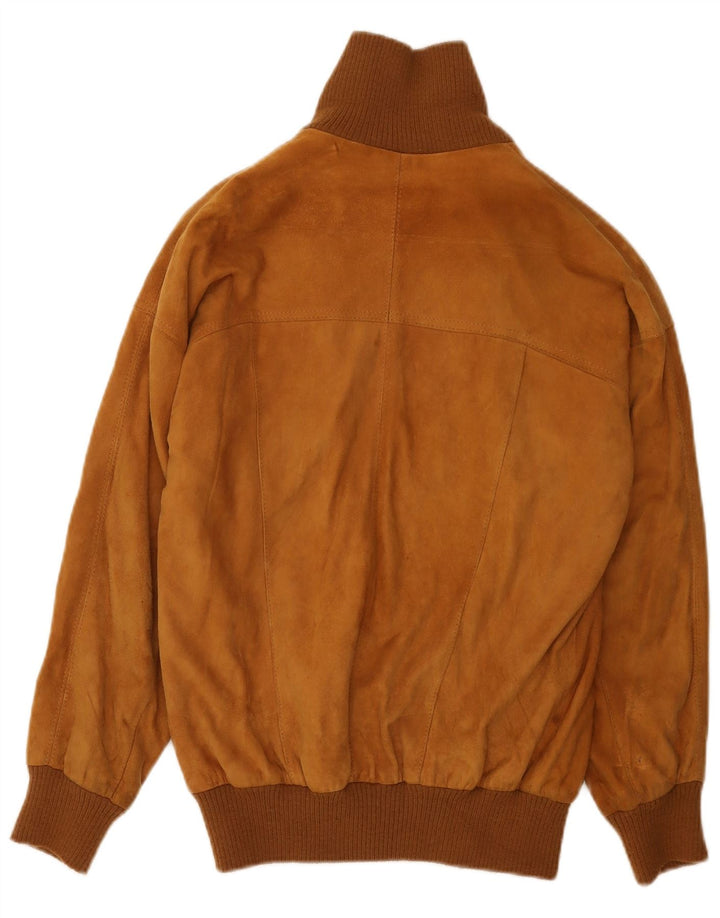 Penélope Chaqueta bomber de ante para hombre IT 44 XS Marrón