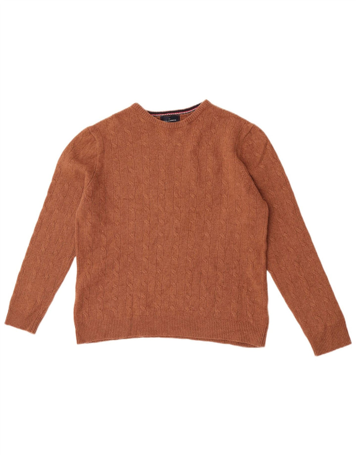 Marks & Spencer Suéter con cuello redondo para niños 12-13 años Marrón