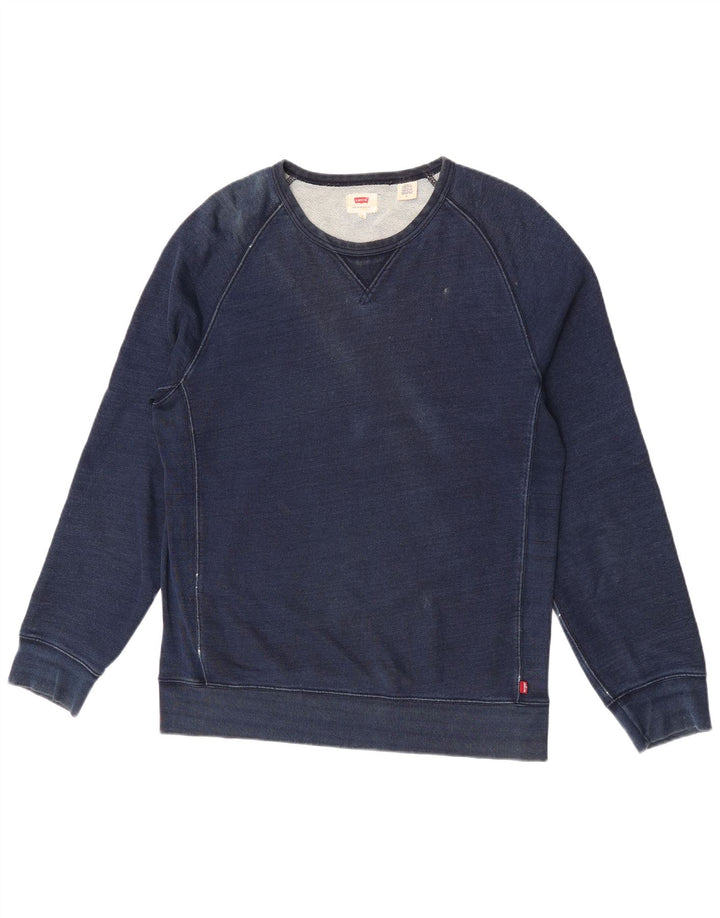Levi's Hombre Sudadera Jumper Medium Azul Marino