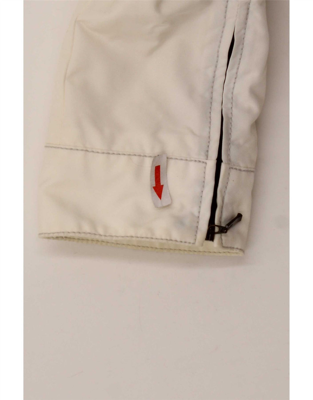 Refrigiwear Chaqueta impermeable corta con capucha para mujer UK 12 Medium White Polyamide