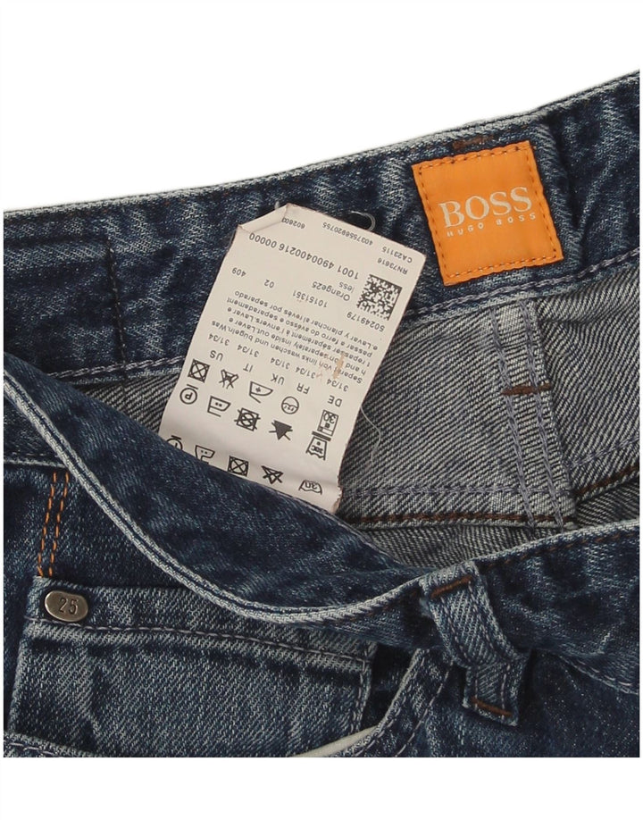 Vaqueros Hugo Boss Hombre Rectos W31 L34 Algodón Azul