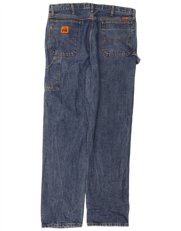 WRANGLER Vaqueros rectos para hombre W38 L36 Algodón azul