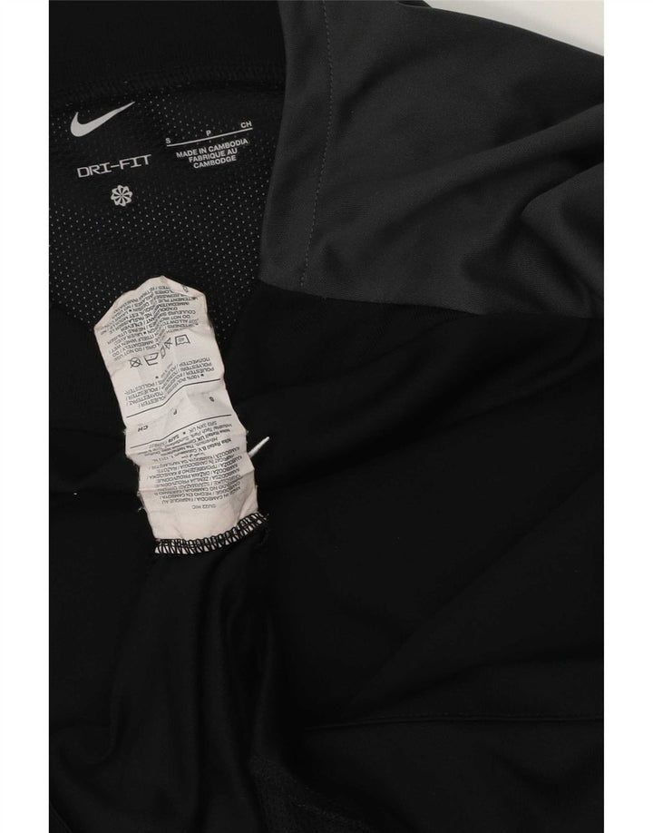 Camiseta Nike Dri Fit Graphic para hombre, talla pequeña, color negro, poliéster