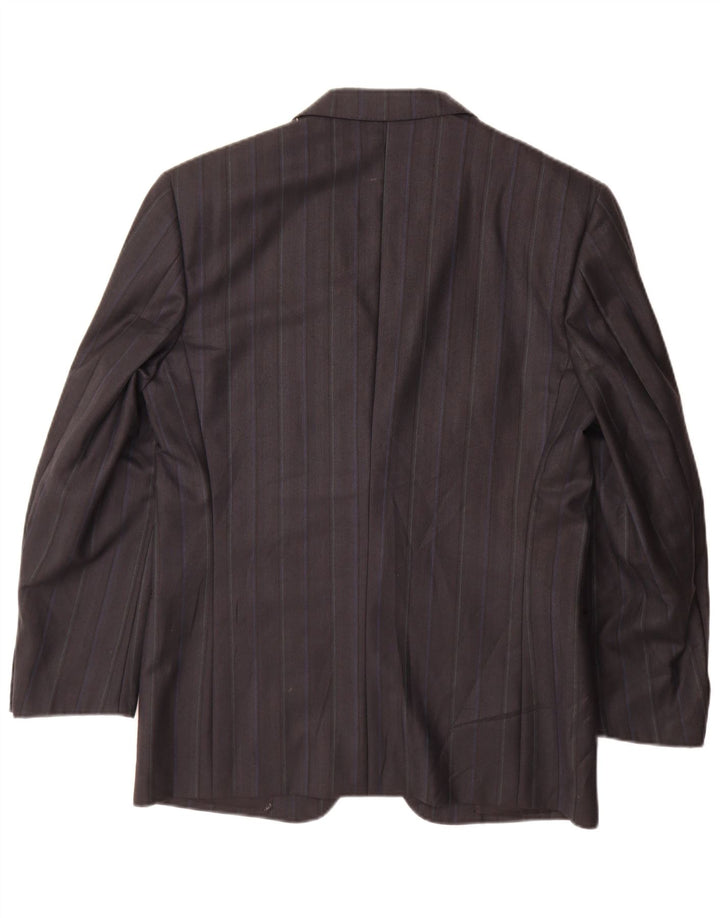 Pierre Cardin Chaqueta tipo blazer de 2 botones para hombre UK 38 Gris medio a rayas