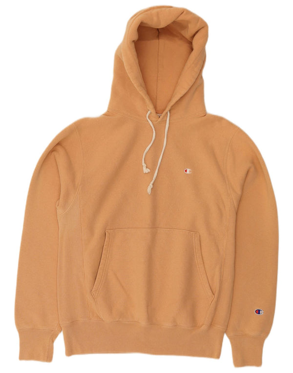 Champion Sudadera Con Capucha Para Hombre Jersey Pequeño Naranja Algodón