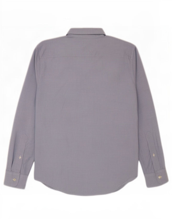 Camisa Abercrombie & Fitch Hombre Algodón Azul Medio
