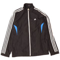 Adidas - Chaqueta de chándal para hombre, talla 40/42, poliéster negro mediano