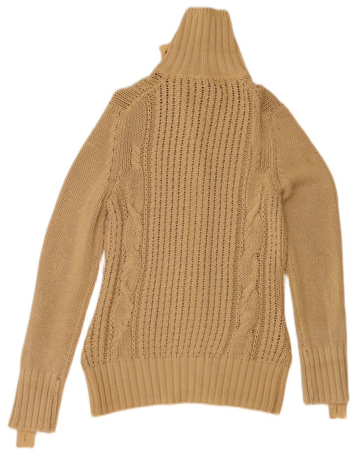 Massimo Dutti Cárdigan Mujer UK 42 Algodón Beige Medio