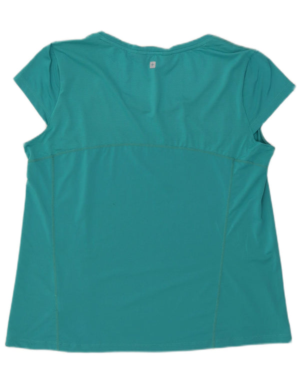 Camiseta para mujer Mountain Warehouse Top ES 40 XL Poliéster turquesa