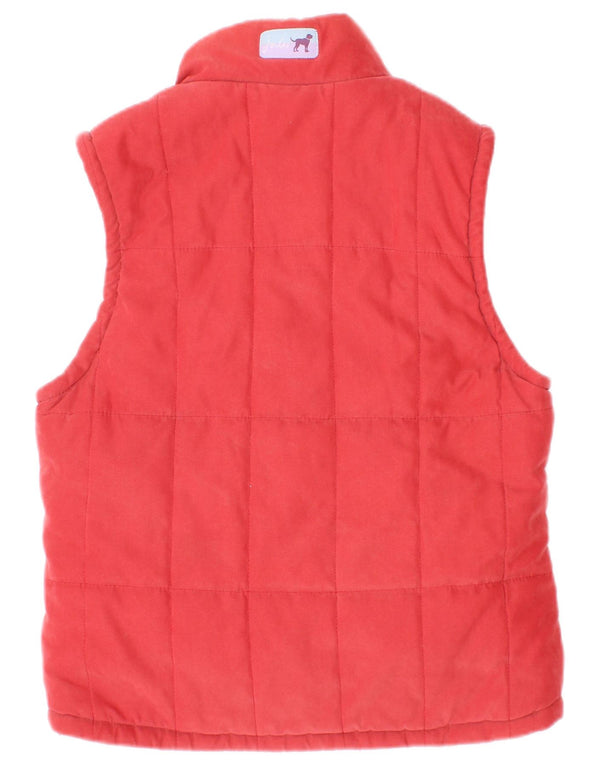 Joules Chaleco acolchado para niños de 4 a 5 años, talla pequeña, rojo