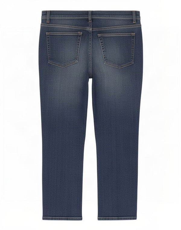 Tommy Hilfiger Jeans recortados para mujer US 12 Large W34 L25 Algodón azul