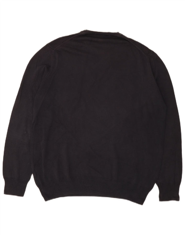 Zara Hombre Jersey Cuello Redondo Jersey XL Negro