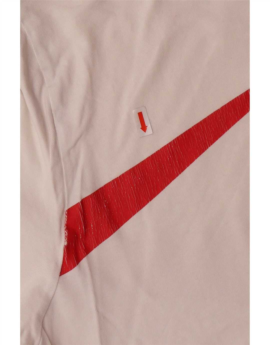NIKE Camiseta gráfica para hombre Top XL Algodón blanco