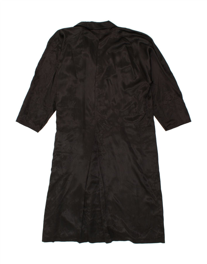 VINTAGE Womens Open Overcoat UK 12 Medium Black Vintage Vintage and Second-Hand Vintage from Messina Hembry 