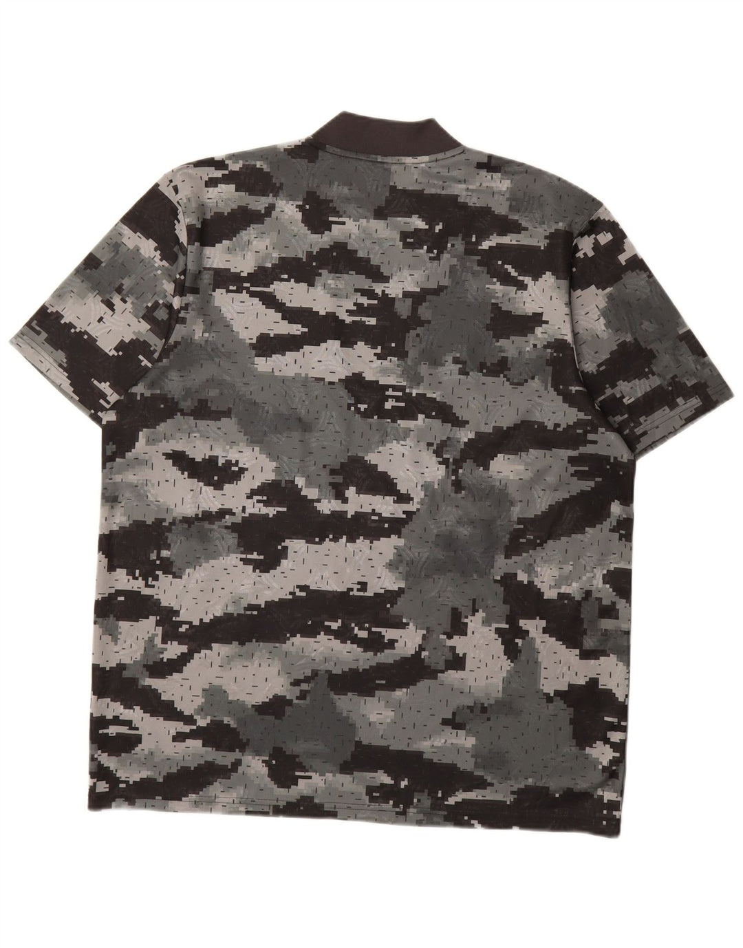 ADIDAS Camiseta gráfica para hombre Top Poliéster de camuflaje gris medio