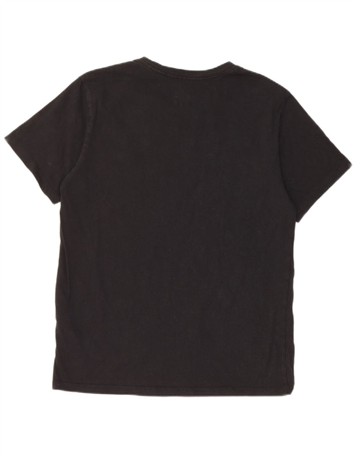 Levi's Camiseta estándar para hombre Top mediano de algodón negro