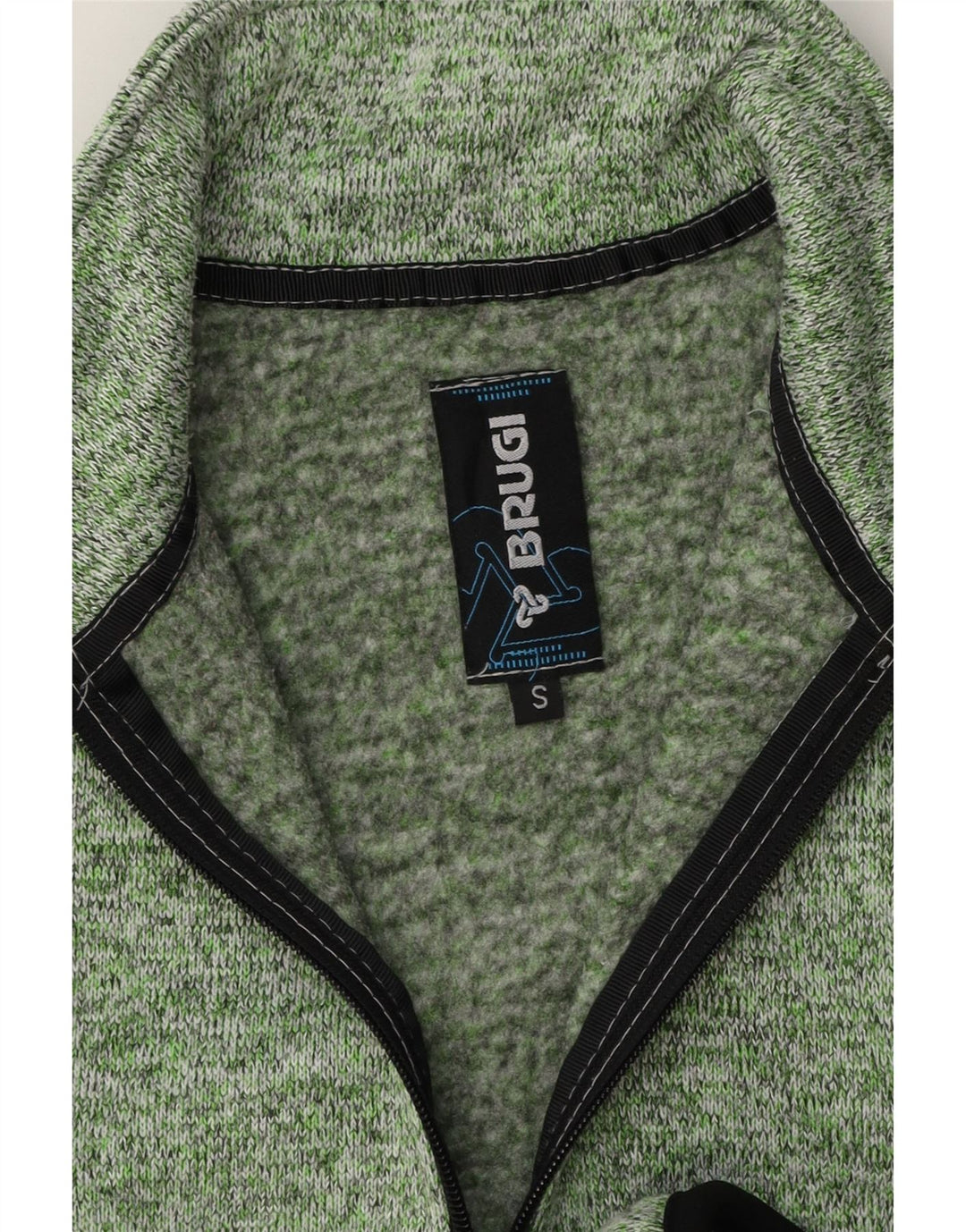 Brugi - Chaqueta de chándal para mujer, talla 40, talla pequeña, color verde moteado