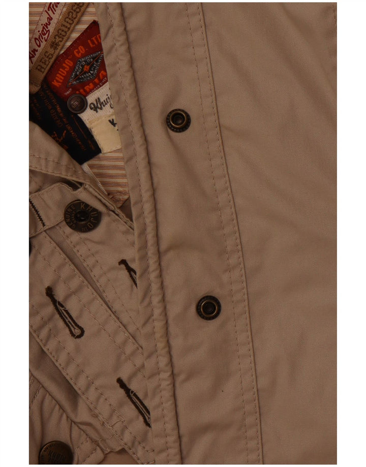 KHUJO Chaqueta utilitaria para mujer UK 44 Algodón beige medio
