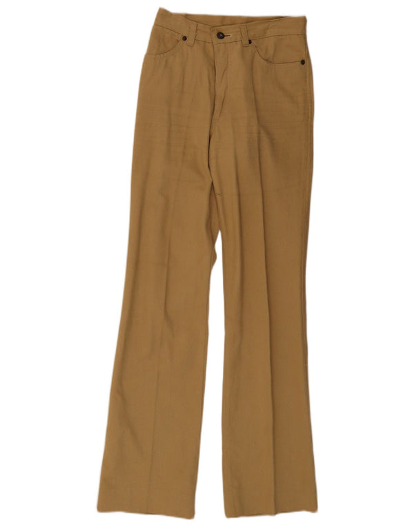 Pantalones casuales vintage con corte de bota para mujer W27 L32 Marrón