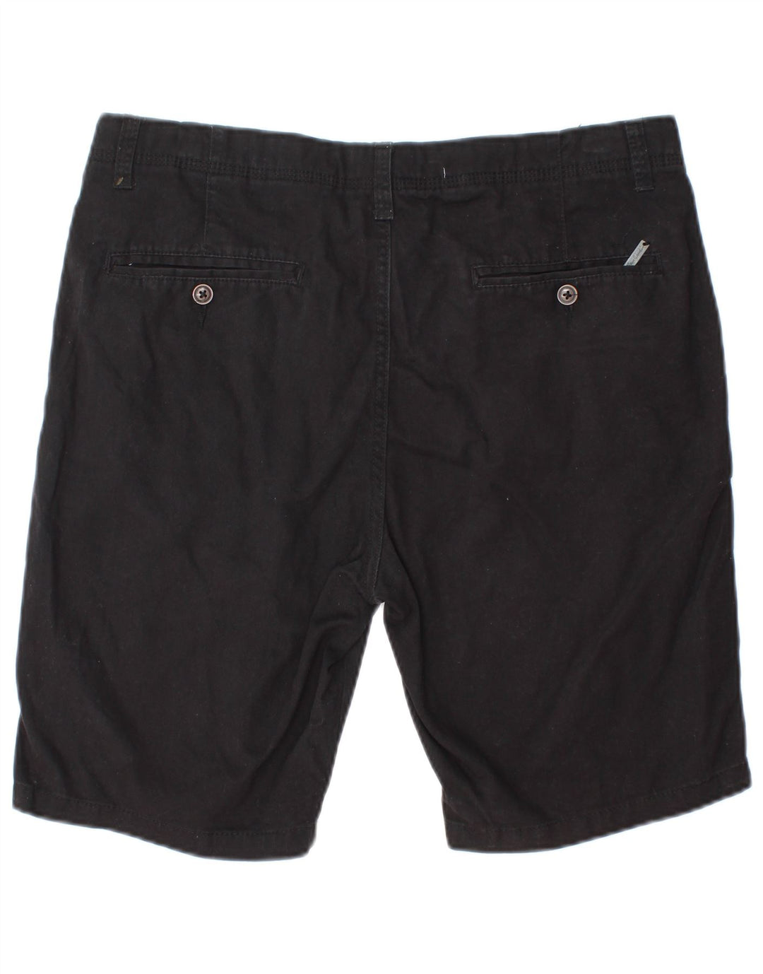 Pierre Cardin Pantalones cortos chinos de corte regular para hombre Mediano W32 Algodón negro