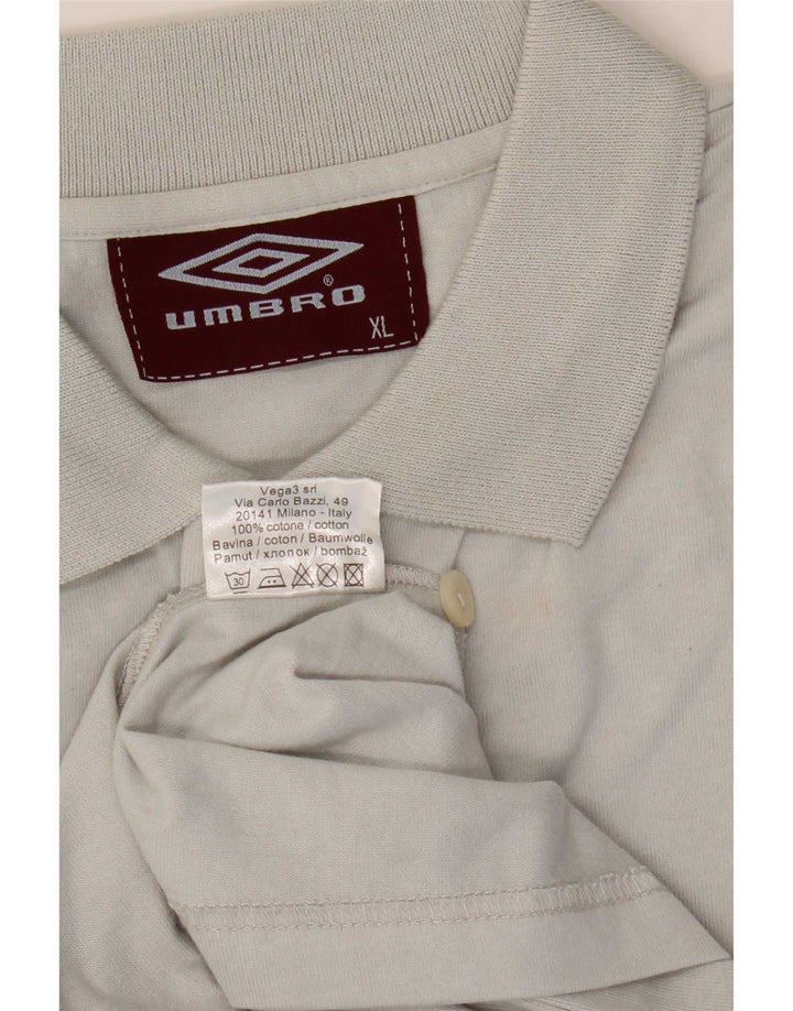 Umbro Polo Gráfico Hombre XL Algodón Gris