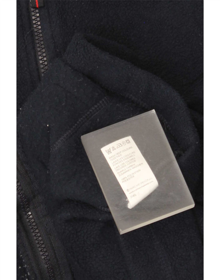 Marks & Spencer Chaleco polar para hombre UK 42 XL Poliéster azul marino