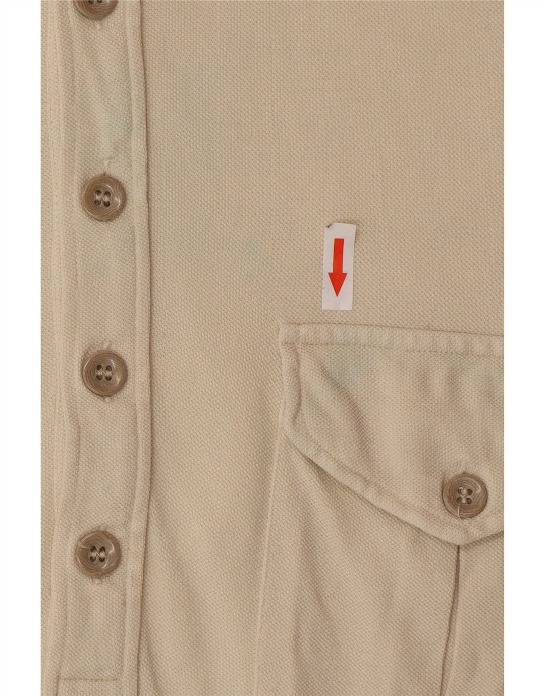 Armani Jeans Polo Hombre Mediano Blanco Roto