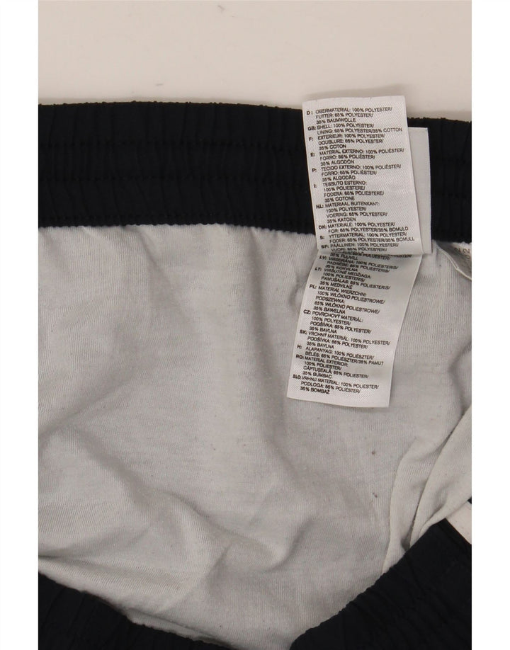 Adidas - Pantalones cortos deportivos para hombre, talla grande, poliéster negro