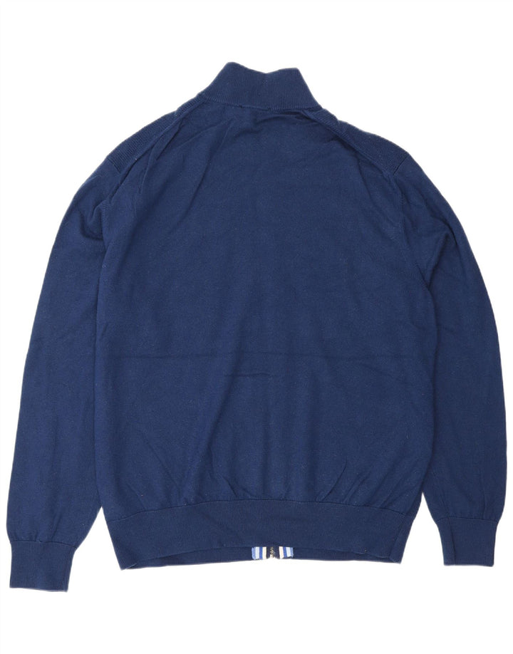 Suéter tipo cárdigan para mujer Boden UK 21 2XL Lana azul marino