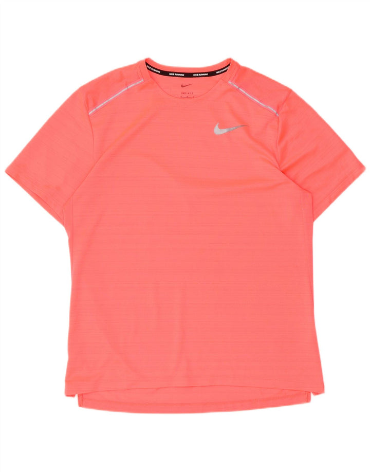 Camiseta Nike Dri Fit para hombre Top poliéster rosa medio