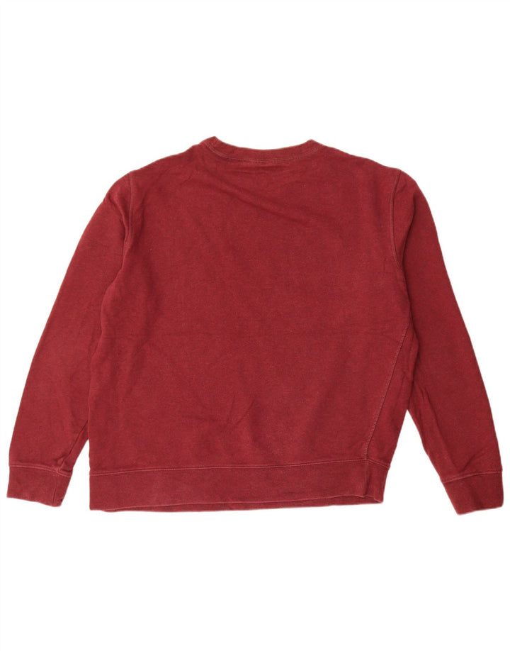 Marks & Spencer - Sudadera para hombre, talla grande, color granate, algodón