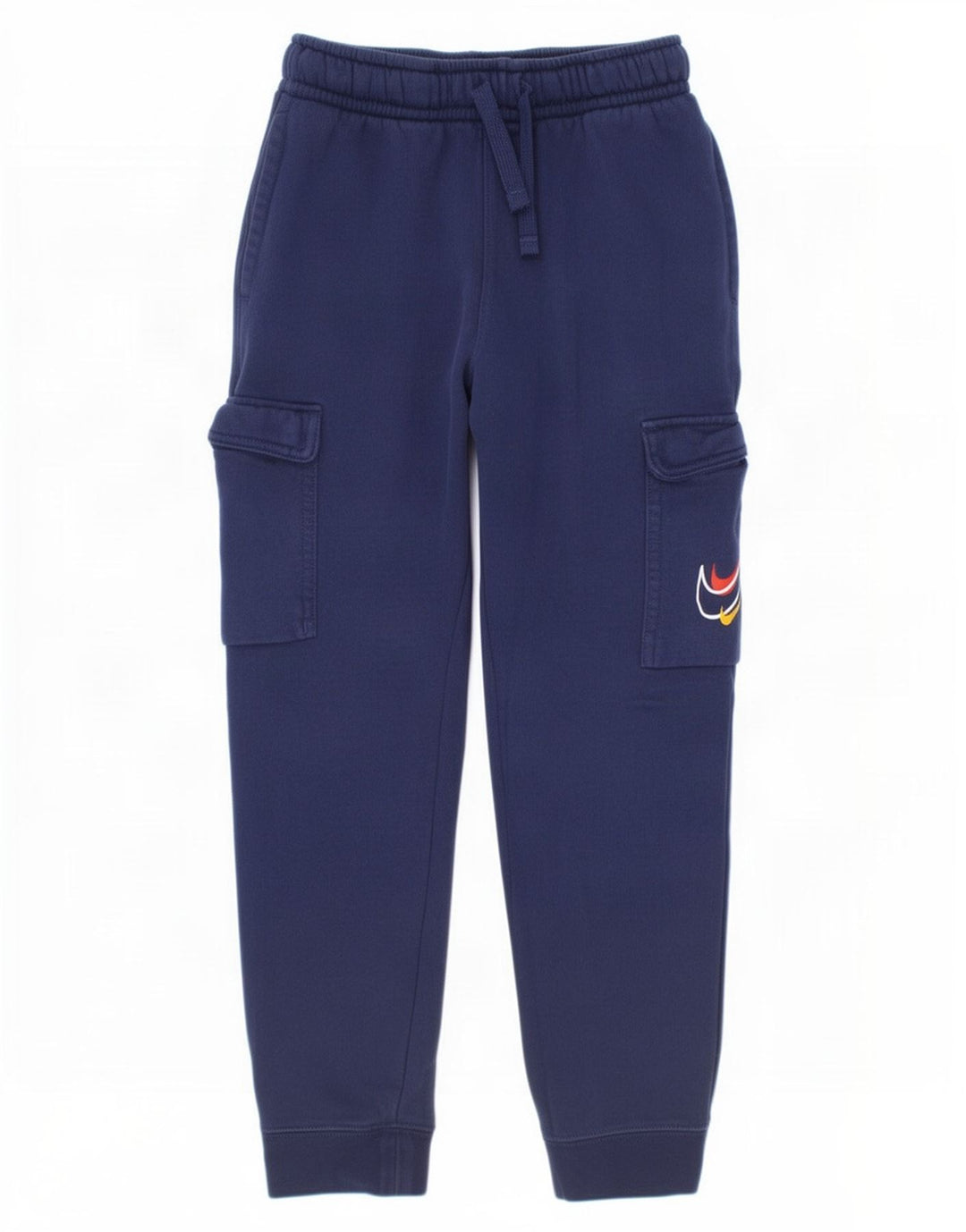 Nike - Pantalones de chándal cargo para niños, 10-11 años, talla mediana, azul marino