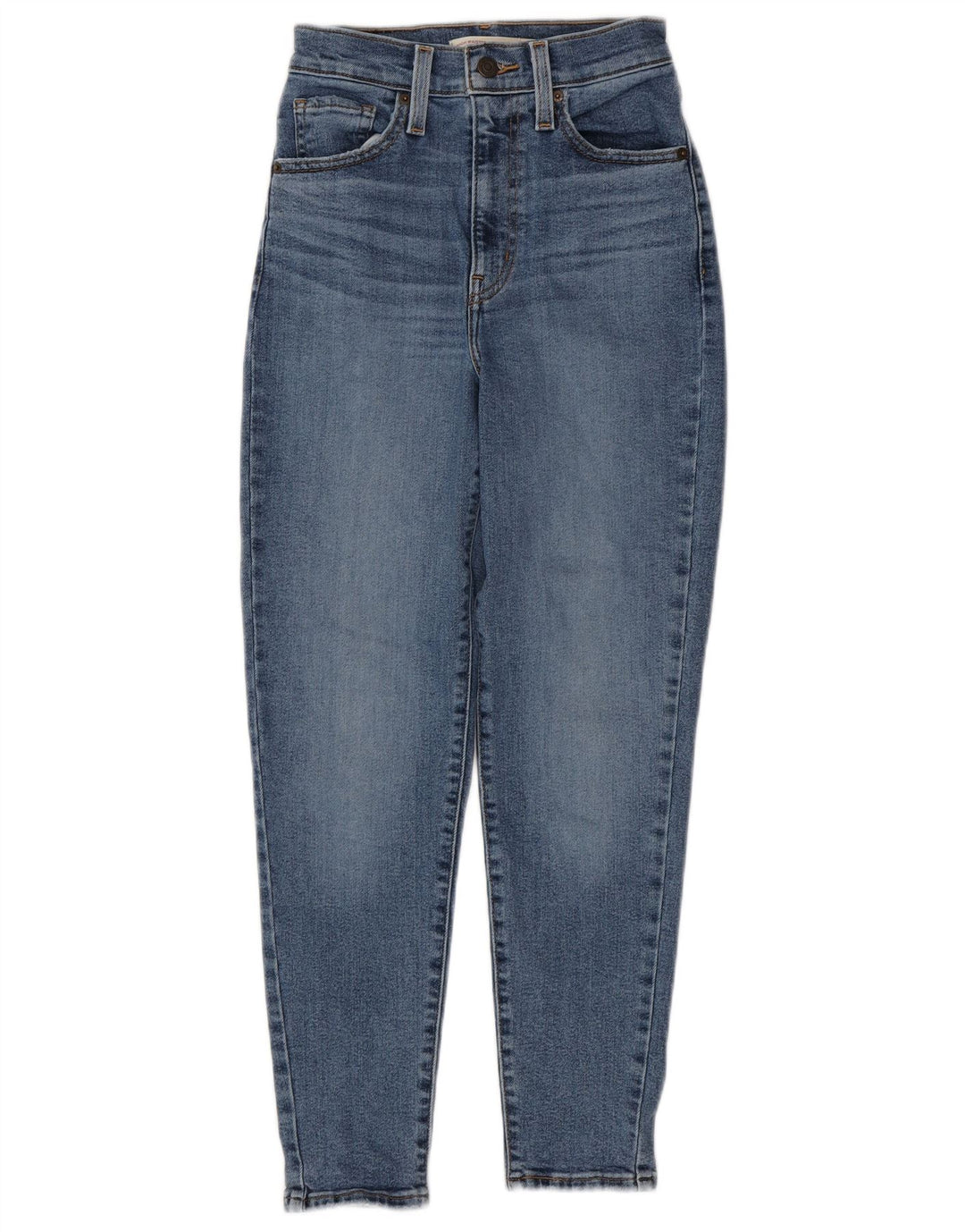 LEVI'S Jeans Cónicos De Cintura Alta Para Mujer W24 L27 Algodón Azul