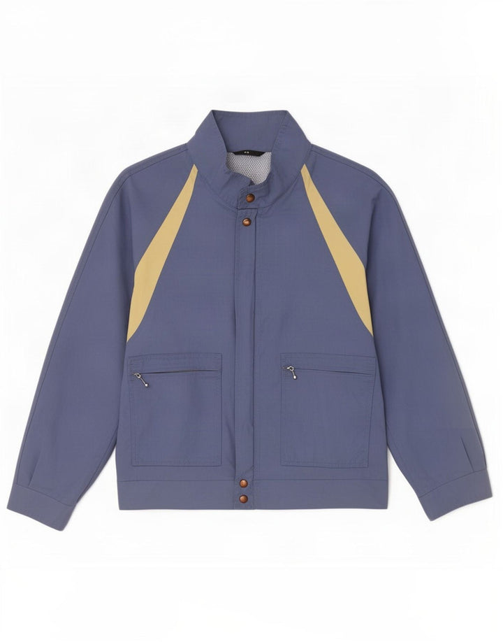 NINO Chaqueta impermeable para hombre IT 48 Azul medio Poliéster