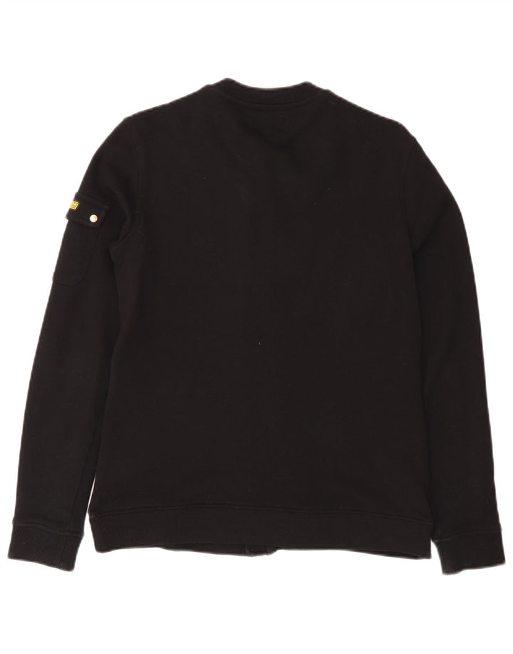 Barbour Chaqueta de chándal para mujer UK 10 Small Black Cotton