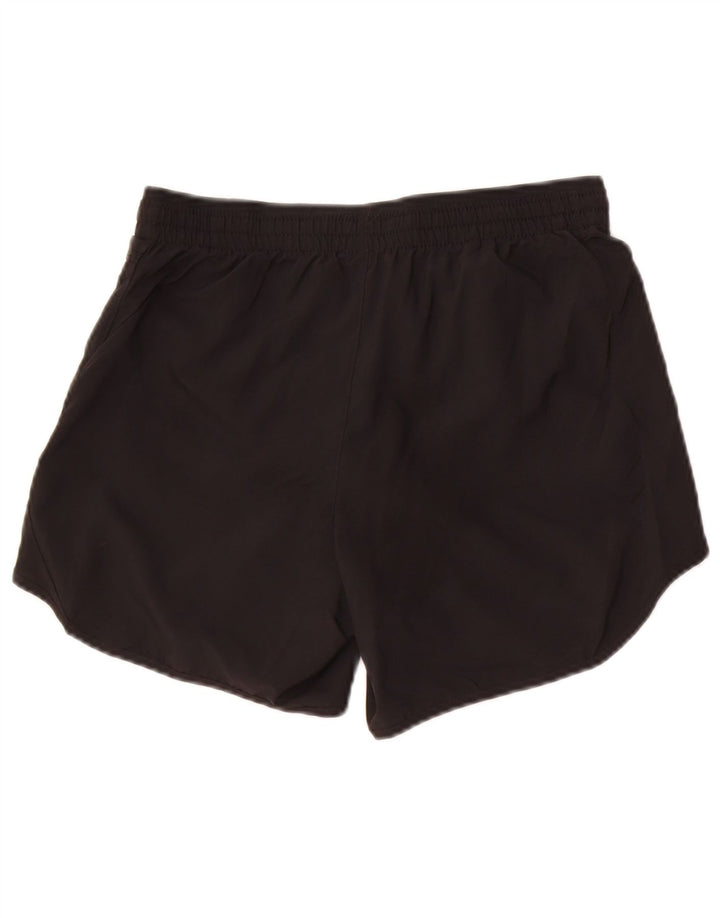 Nike - Pantalones cortos deportivos Dri Fit para mujer, talla 10, poliéster negro pequeño