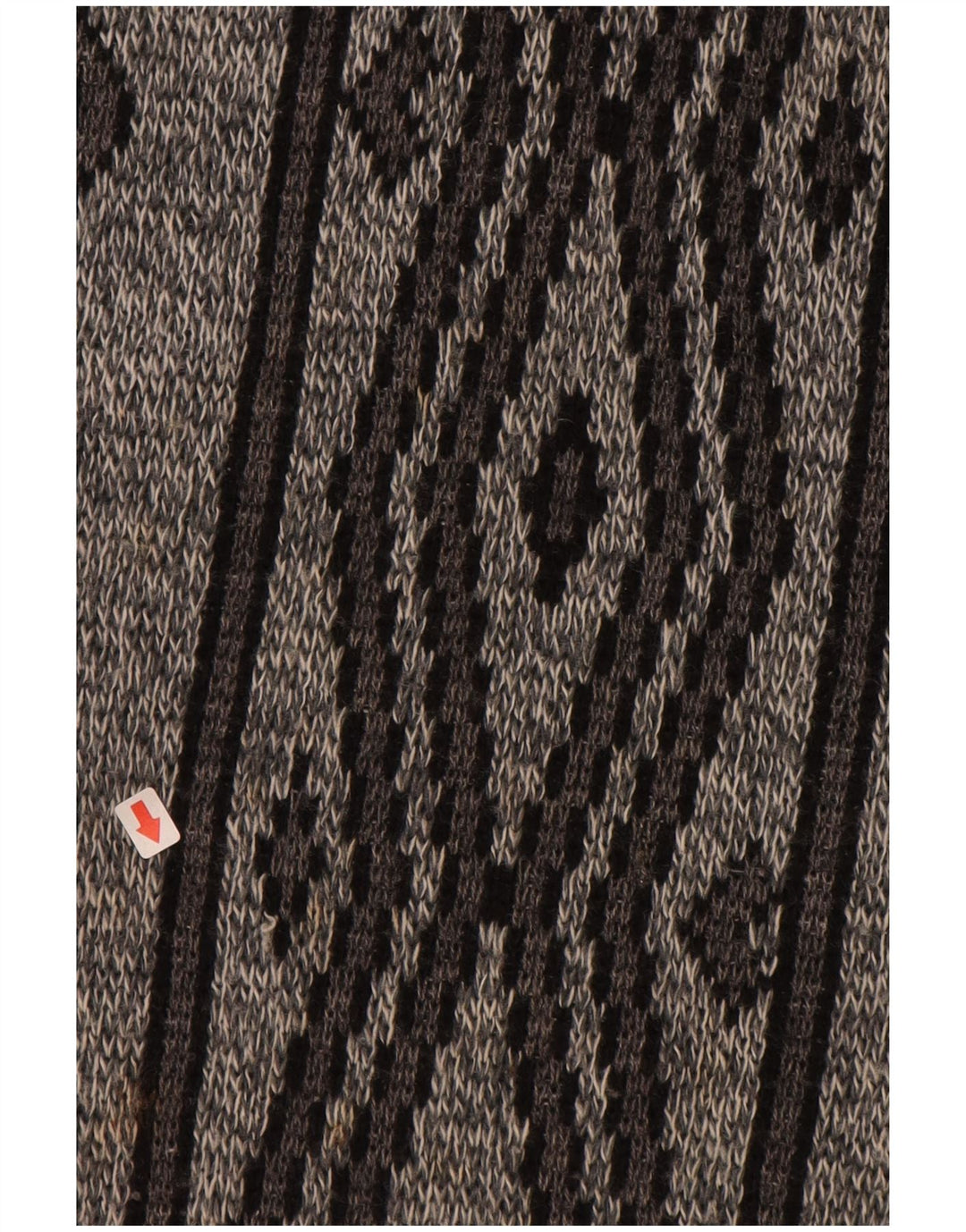 ANGELO LITRICO Jersey de cuello redondo para hombre IT 52/54 Large Grey Geométrico