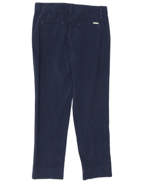 Cerruti 1881 Pantalón chino ajustado para mujer IT 42 Medium W30 L27 Azul marino