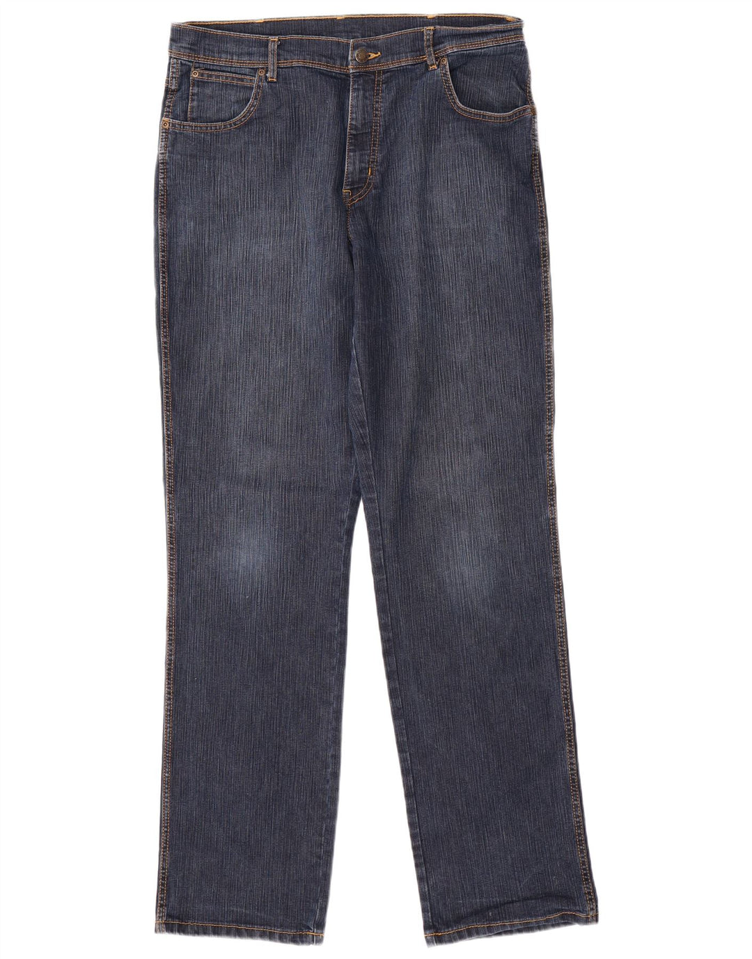 Wrangler Vaqueros rectos de corte regular para hombre W36 L34 Algodón azul