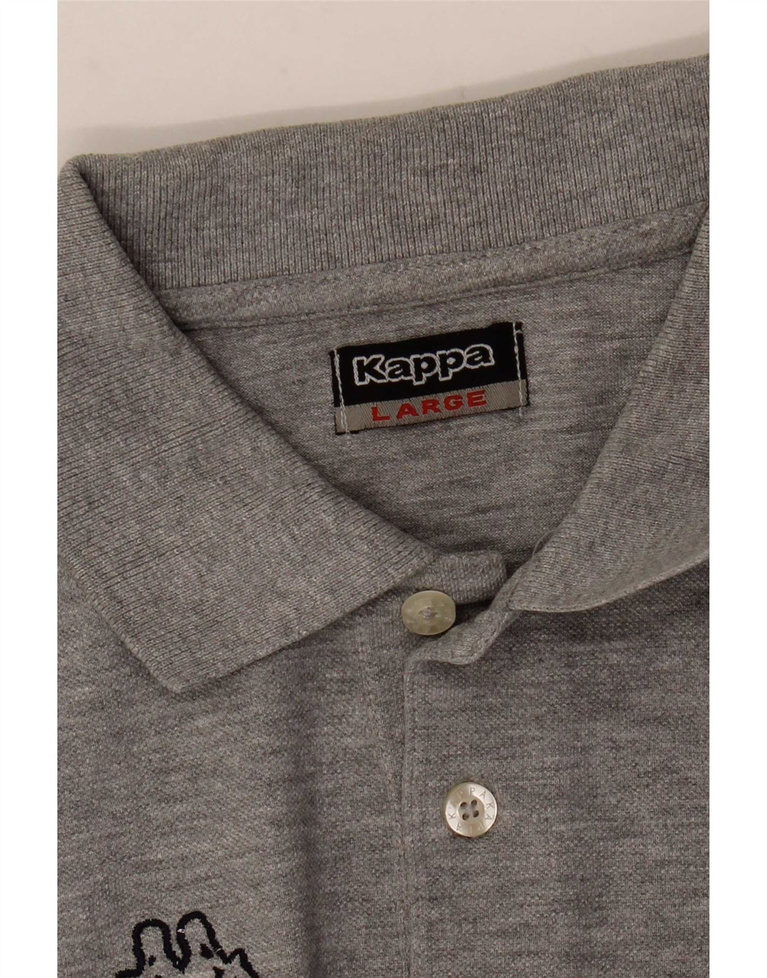 Kappa Polo Hombre Grande Gris